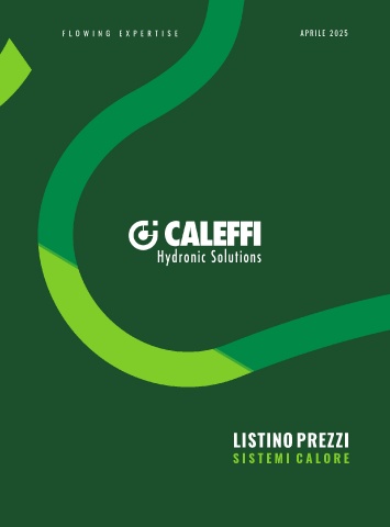 caleffi - listino sistemi calore 2025